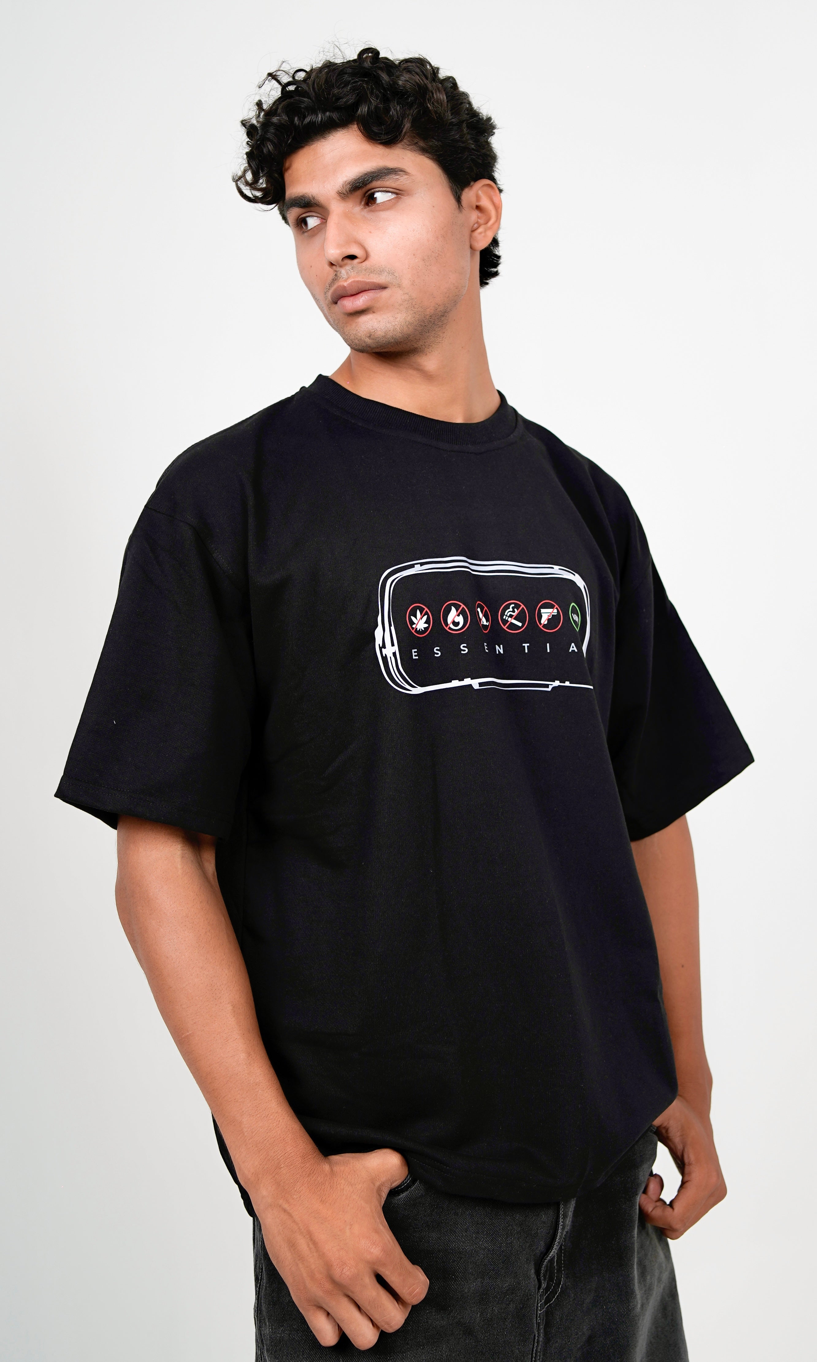 ESCAPE T-SHIRT - BLACK