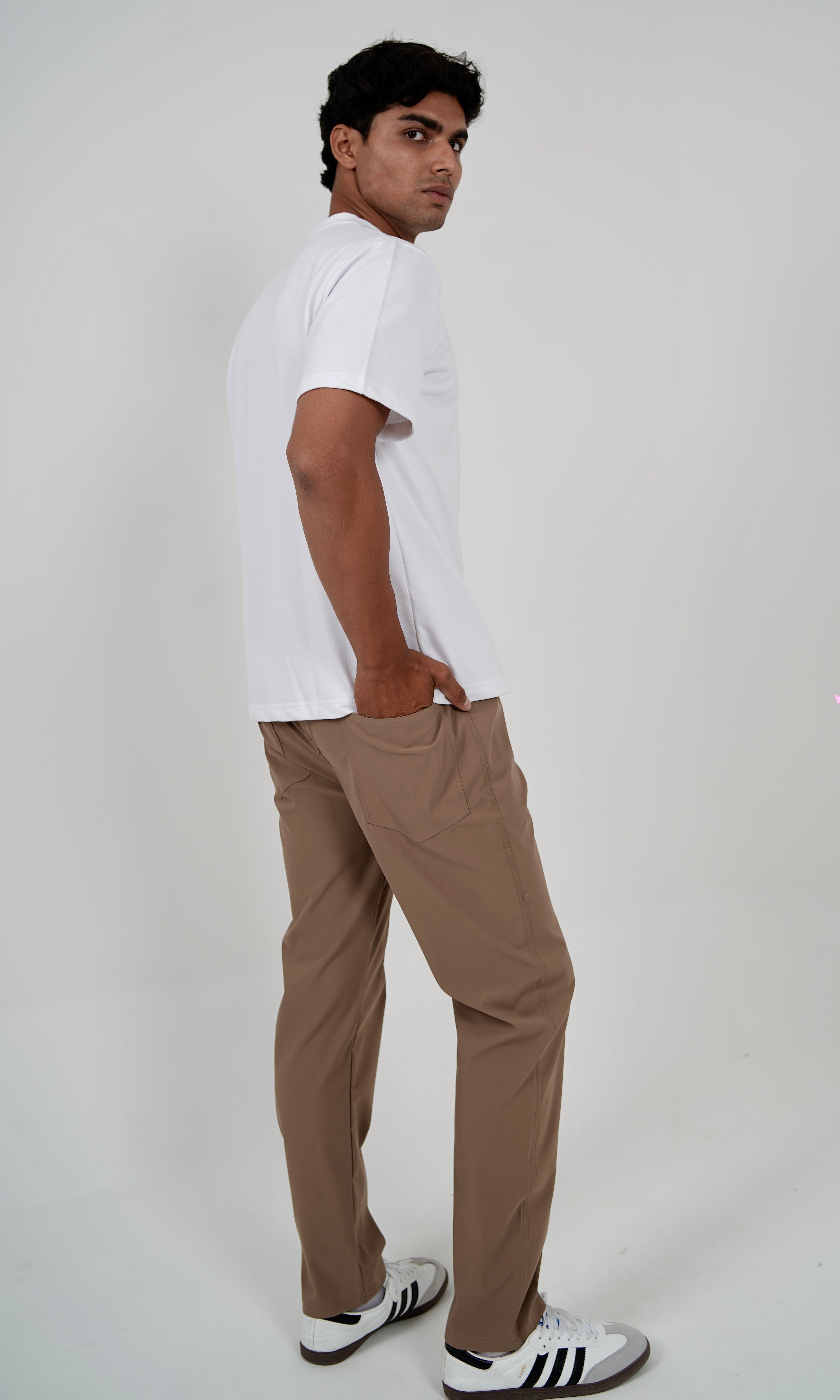 TRACK PANTS - MOCHA