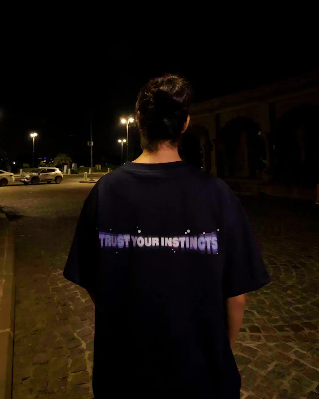OVERSIGHT T-SHIRT - NAVY BLUE - VA'BIEN