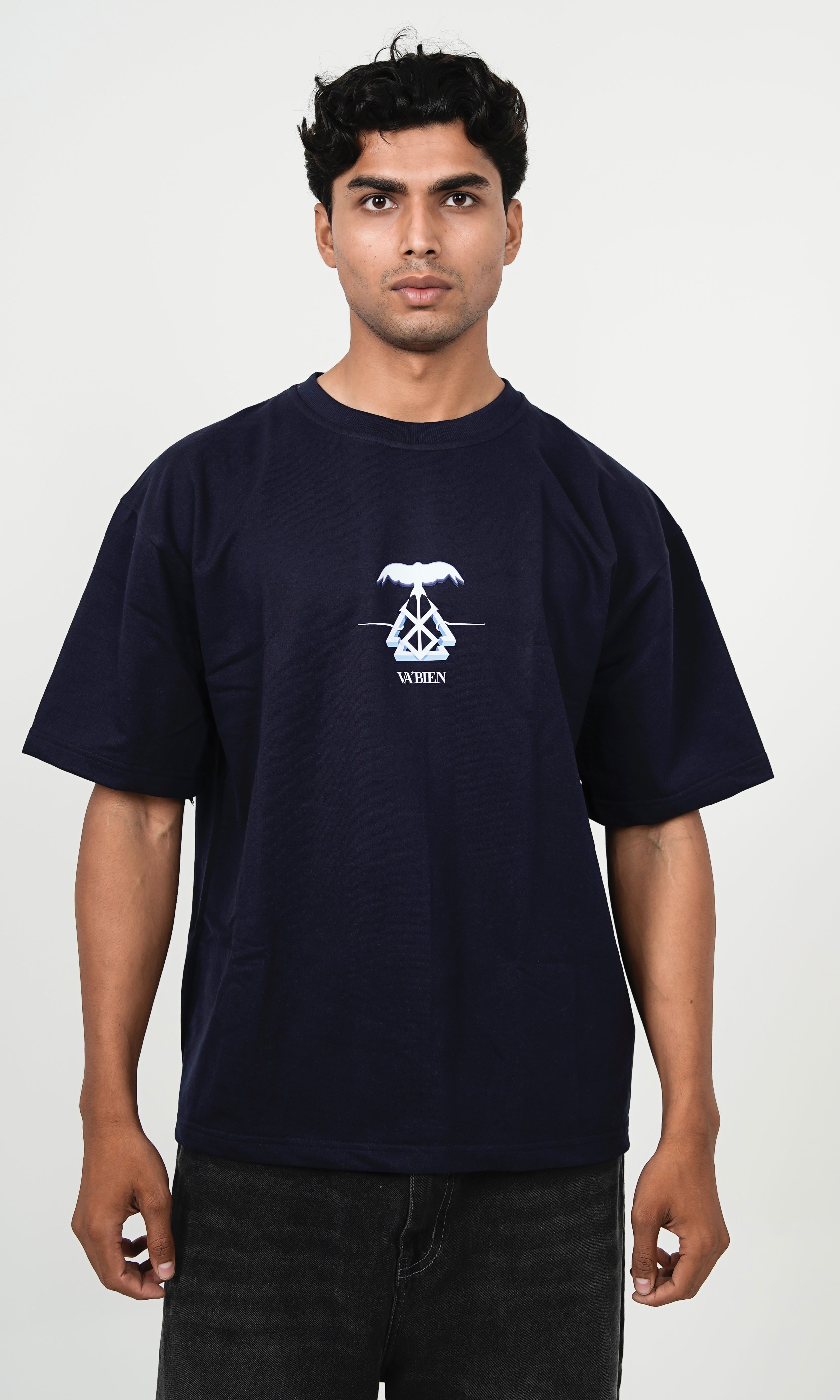 OVERSIGHT T-SHIRT - NAVY BLUE