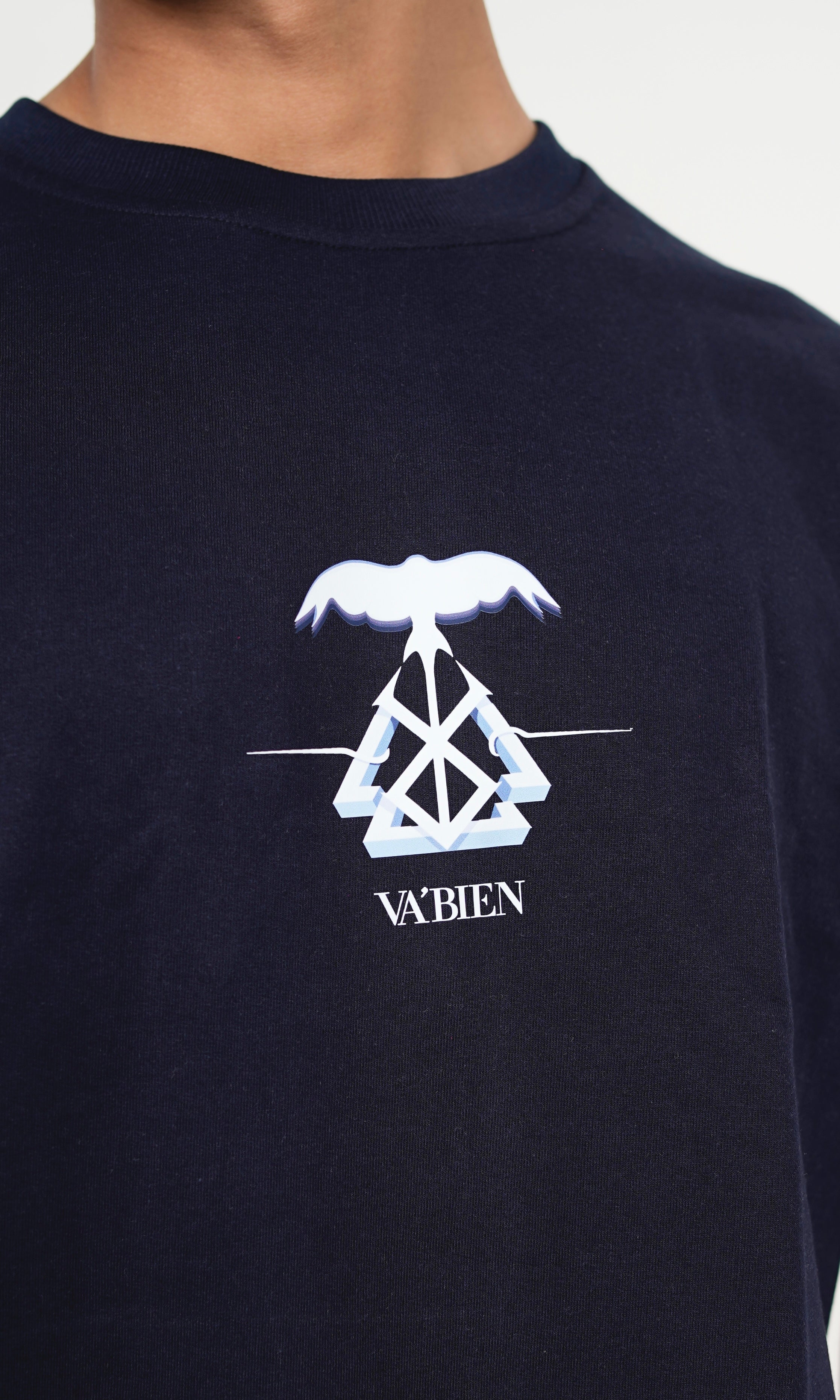 OVERSIGHT T-SHIRT - NAVY BLUE