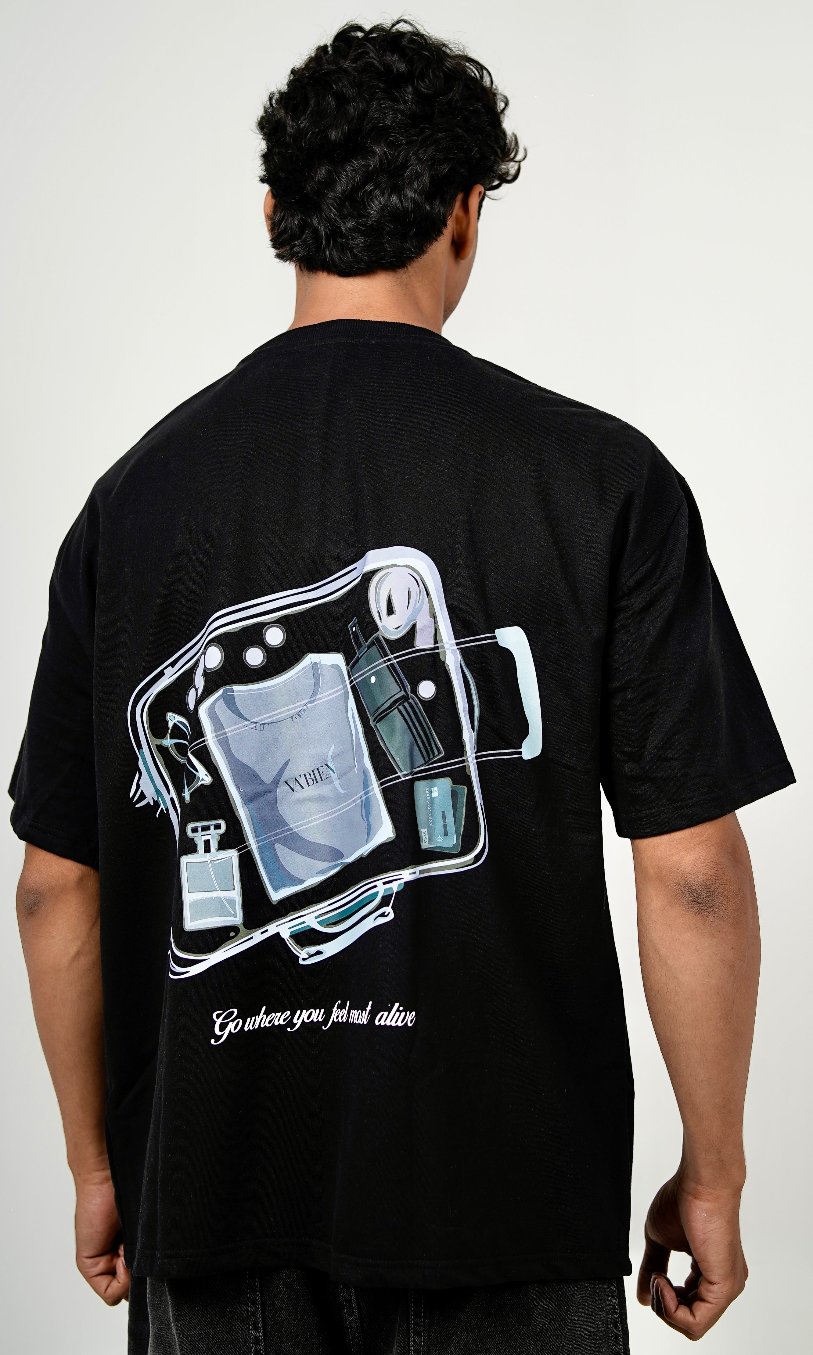 ESCAPE T-SHIRT - BLACK