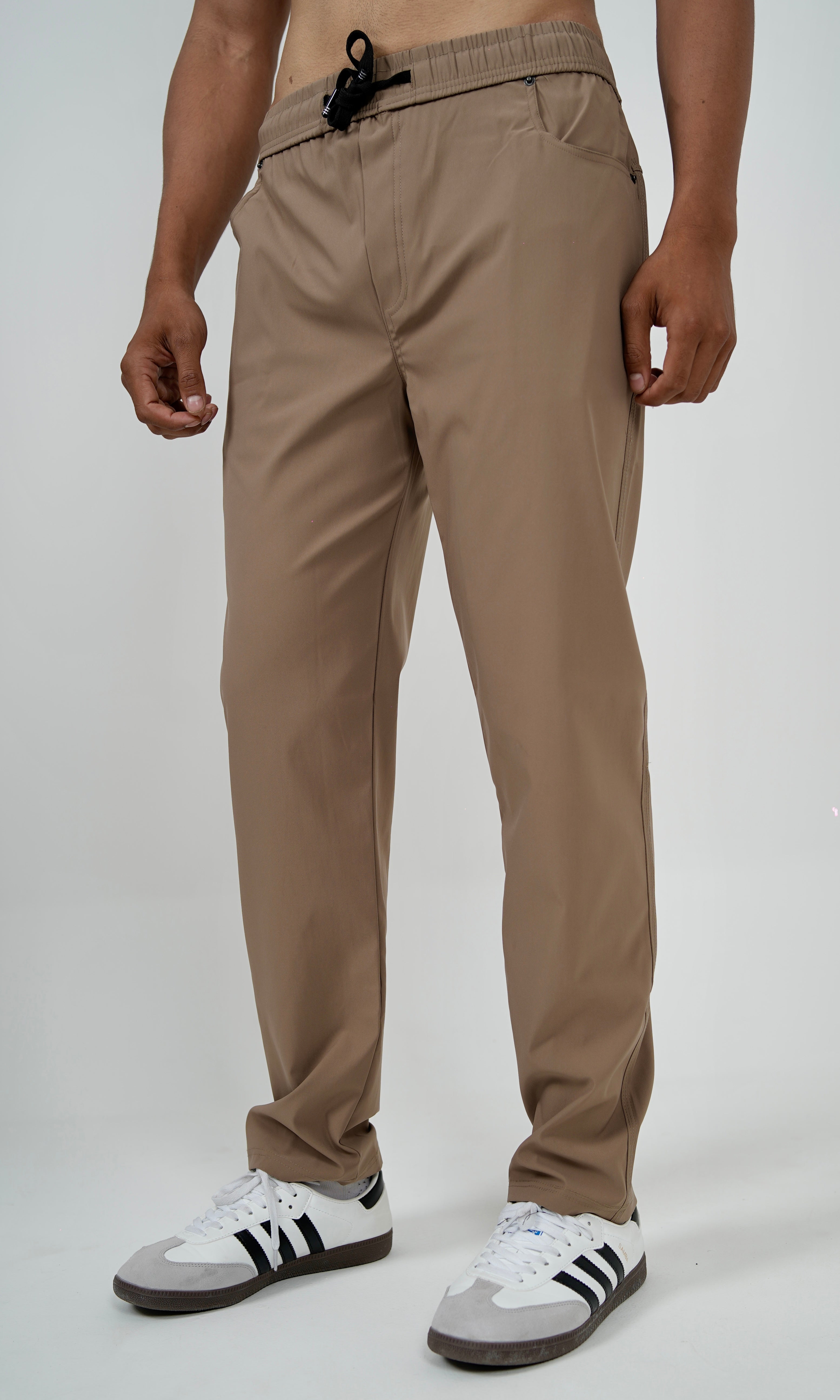 TRACK PANTS - MOCHA