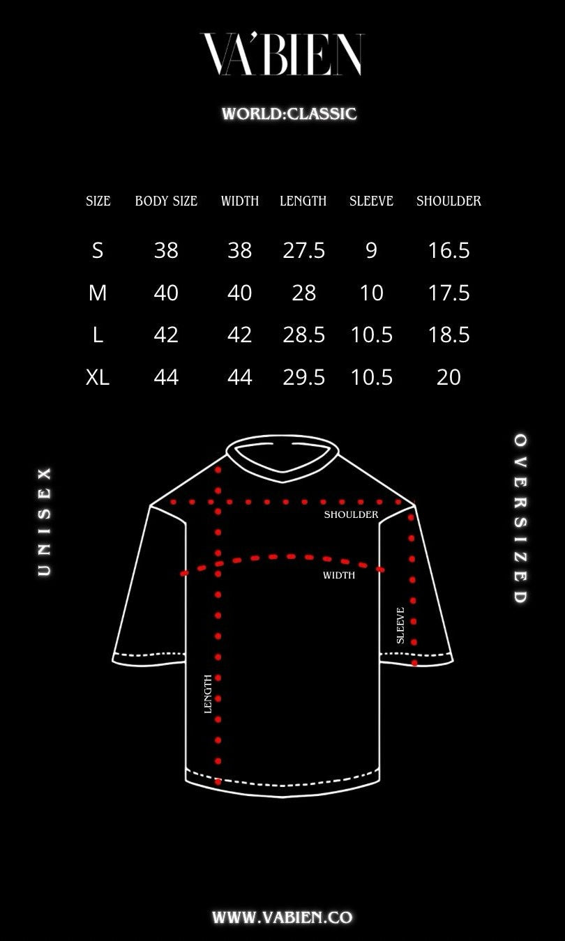 SLIGHTLY OVERSIZED TEE (TYPO) - BLACK