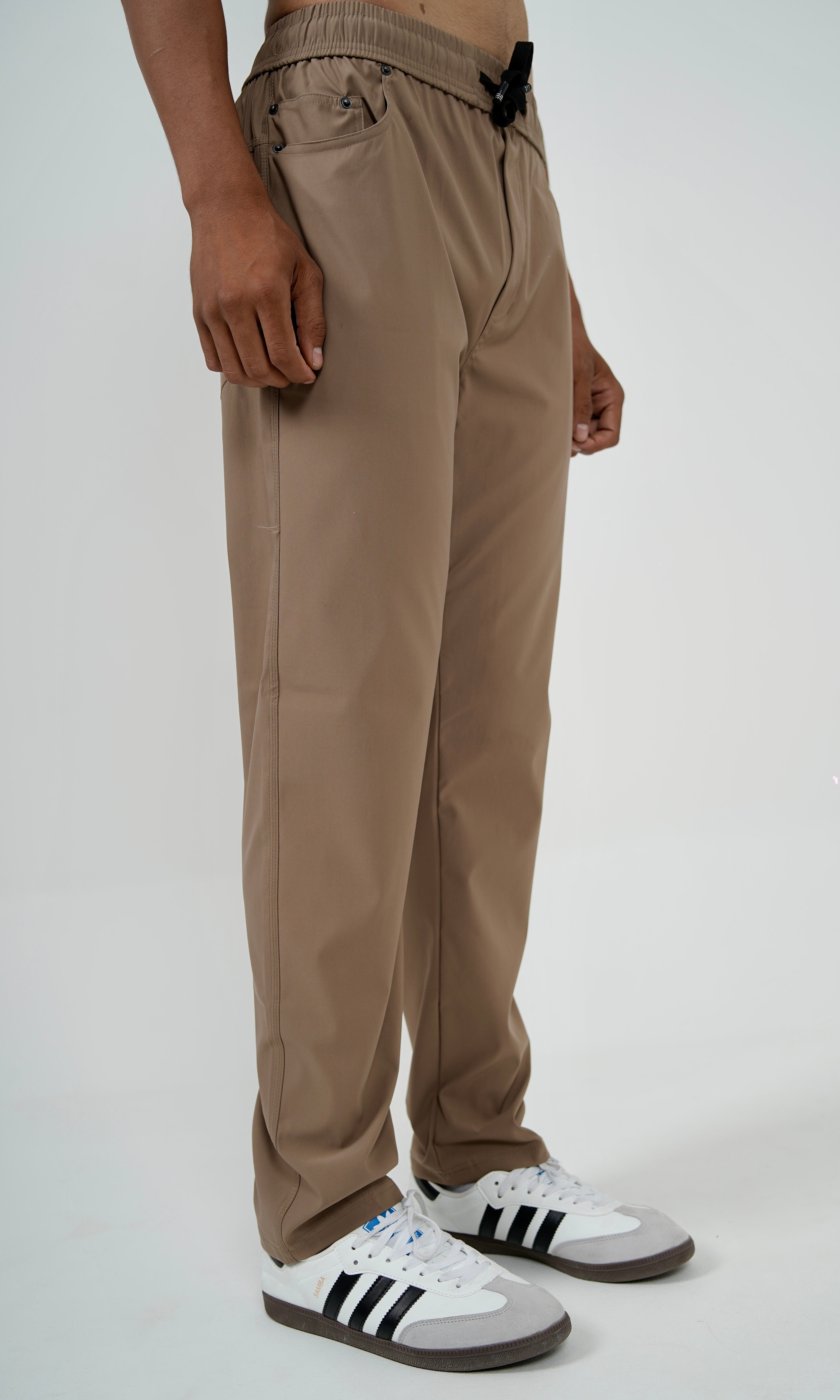 TRACK PANTS - MOCHA