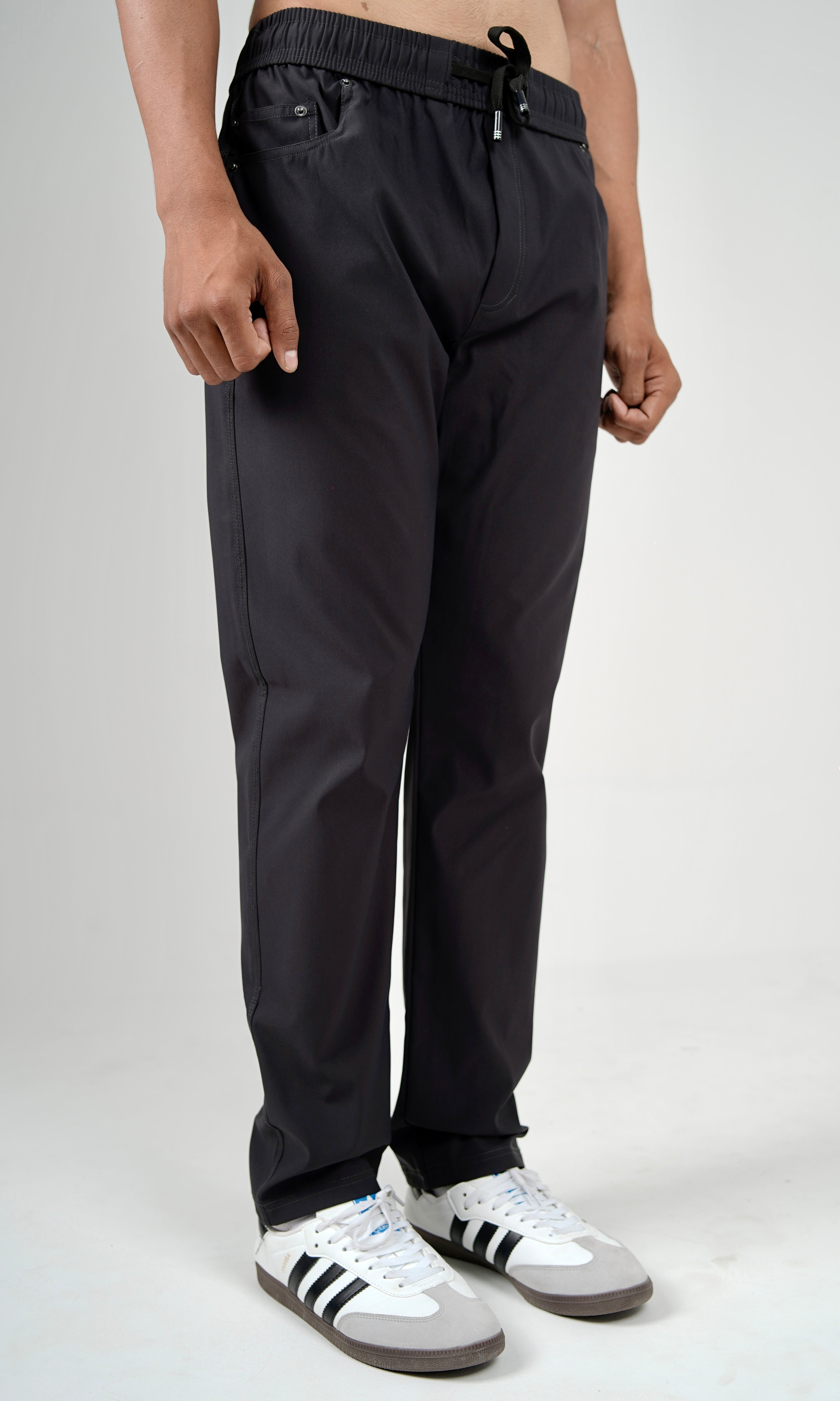 TRACK PANTS - DARK GREY
